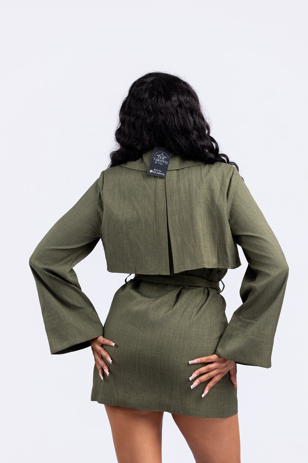 Blazer dress ceinturé