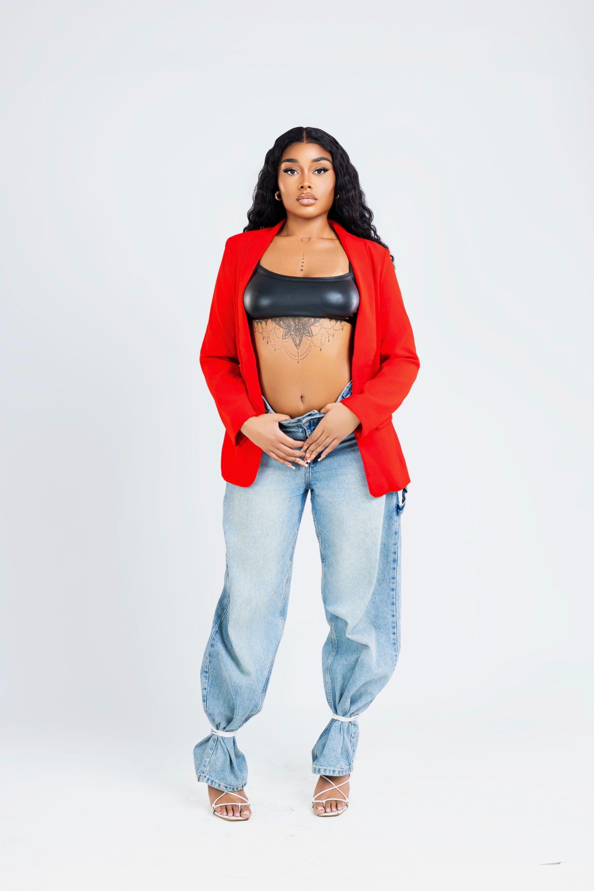 Blazer sans bouton