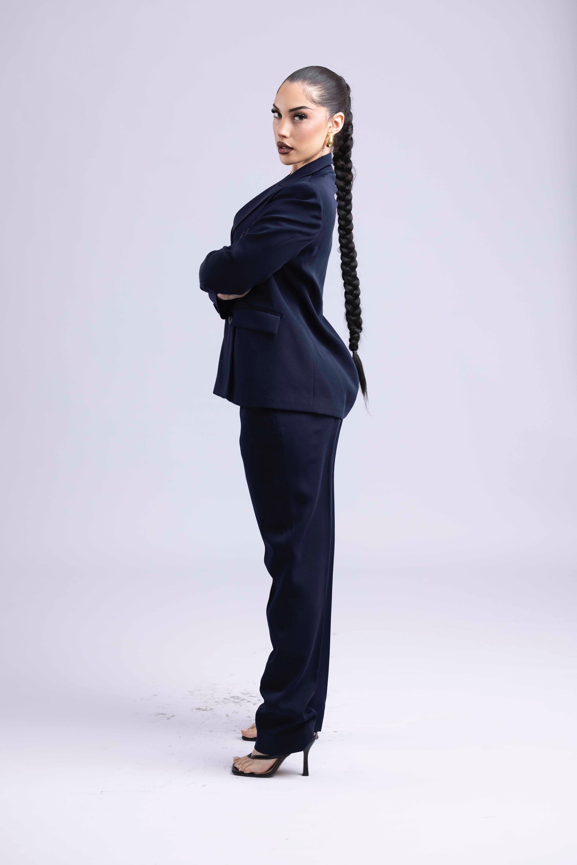 Ensemble Tailleur boutonné à la taille