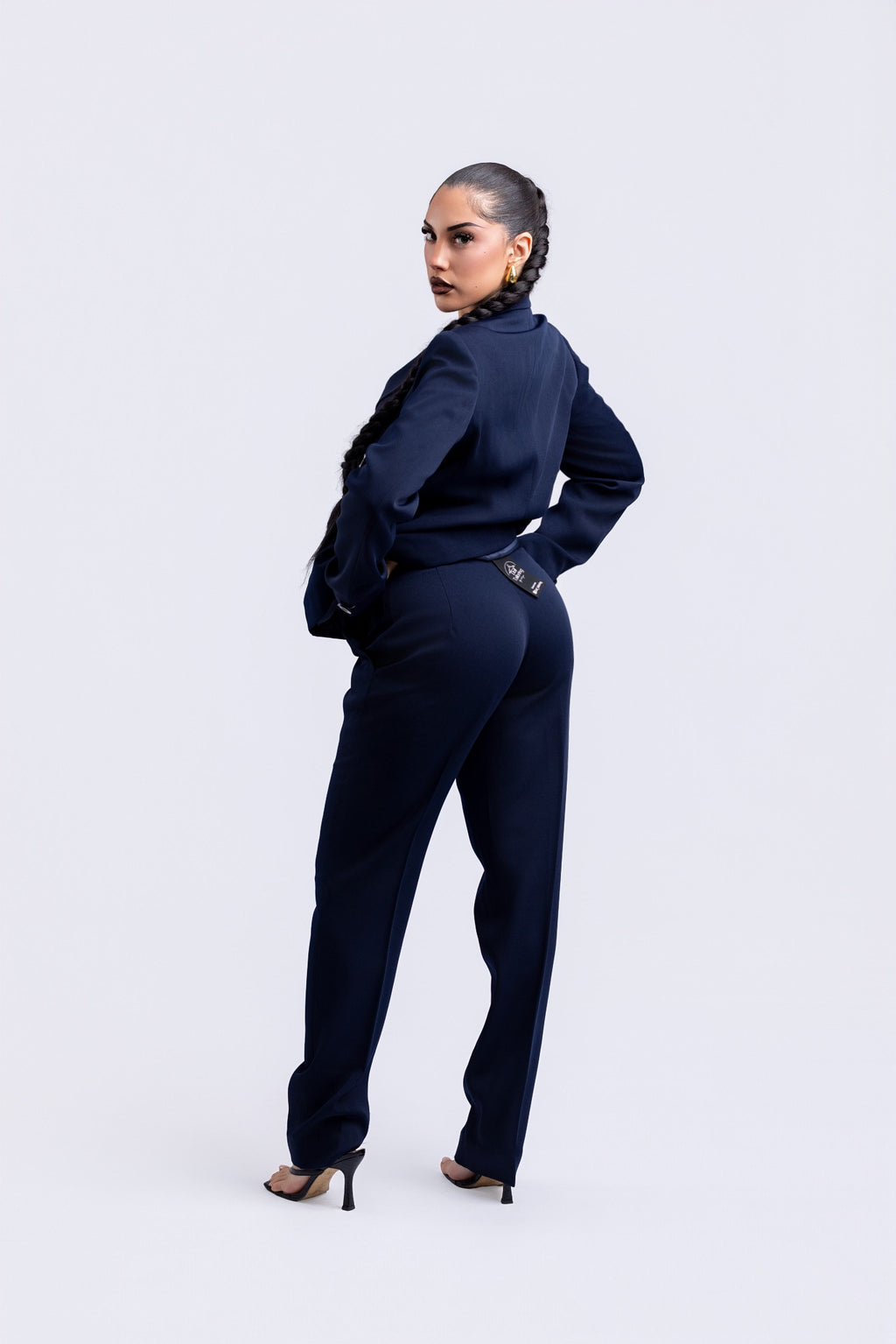 Ensemble Tailleur boutonné à la taille