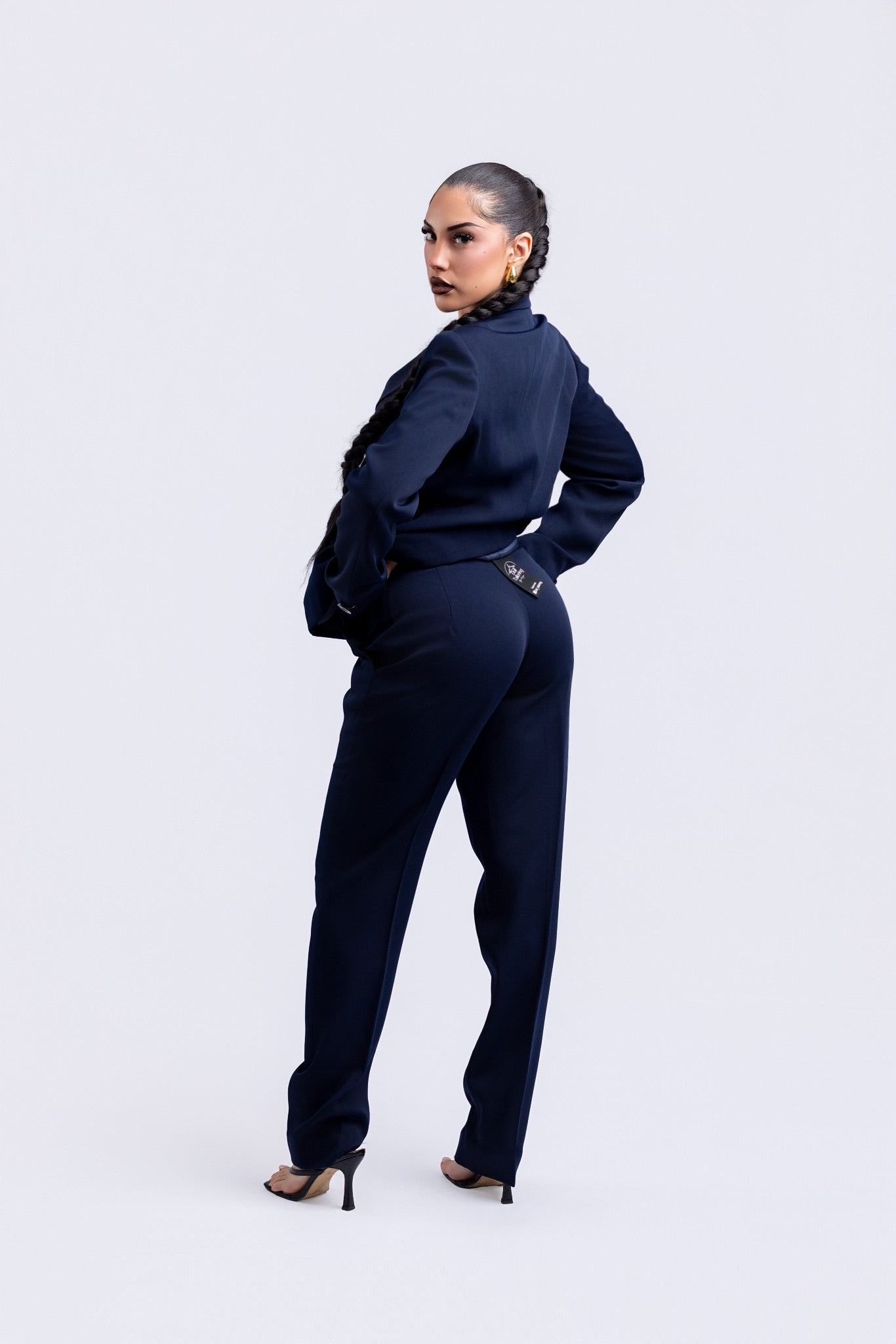 Ensemble Tailleur boutonné à la taille