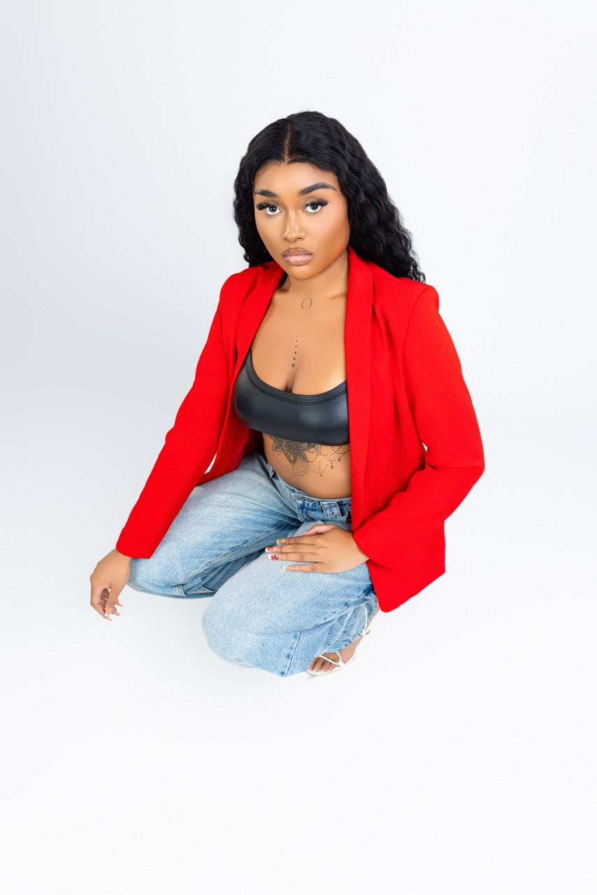 Blazer sans bouton
